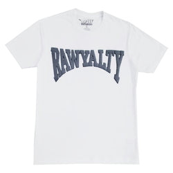 Men Rawyalty Grey Chenille Crew Neck T-Shirts - Rawyalty Clothing