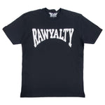 Men Rawyalty White Chenille Crew Neck T-Shirts - Rawyalty Clothing