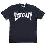 Men Rawyalty White Chenille Crew Neck T-Shirts - Rawyalty Clothing