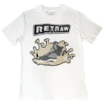 Men RETRAW Chenille Crew Neck T-Shirts - Rawyalty Clothing