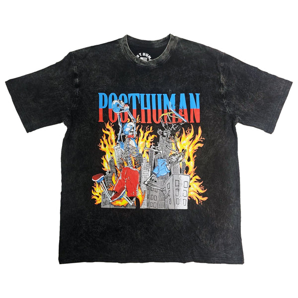 Men Skull Dunk Puff Crew Neck T-Shirts - Rawyalty Clothing
