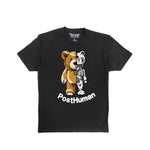 Men Teddy Robot Chenille Crew Neck T-Shirt - Rawyalty Clothing
