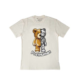 Men Teddy Robot Chenille Crew Neck T-Shirt - Rawyalty Clothing