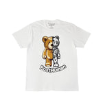 Men Teddy Robot Chenille Crew Neck T-Shirt - Rawyalty Clothing