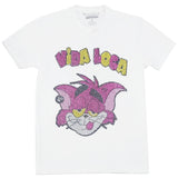 Men Vida Loca Bling Crew Neck - White - Rawyalty Clothing