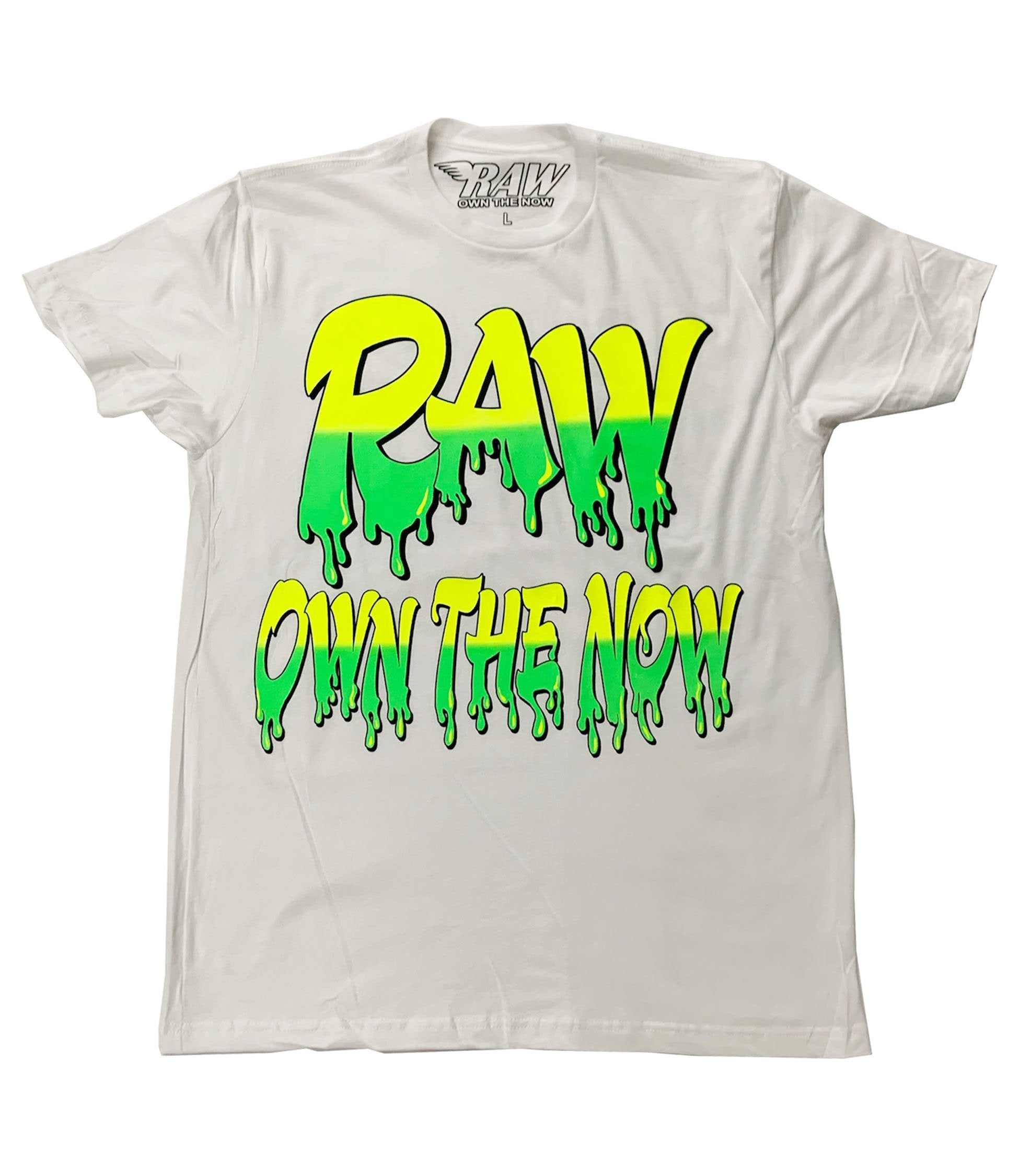 Men RAW Own The Now Print Crew Neck T-Shirt - Rawyalty Clothing