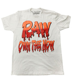 Men RAW Own The Now Print Crew Neck T-Shirt - Rawyalty Clothing