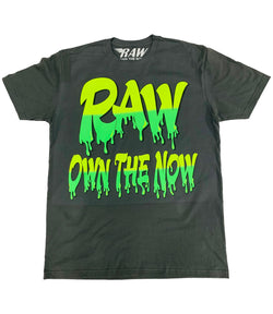 Men RAW Own The Now Print Crew Neck T-Shirt - Rawyalty Clothing
