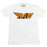 RAW Orange Chenille Crew Neck - Rawyalty Clothing