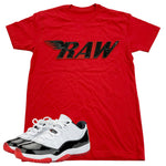 RAW PU Red Crew Neck - Rawyalty Clothing