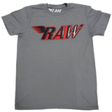 Men RAW PU Red Crew Neck - Heavy Metal - Rawyalty Clothing