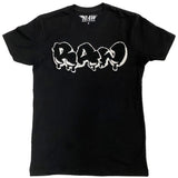 Men RAW Drip Black Chenille Crew Neck - Black - Rawyalty Clothing