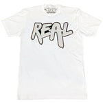 REAL White Chenille Crew Neck - White - Rawyalty Clothing