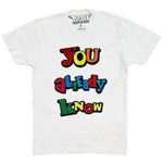You already know Chenille Crew Neck - White - Rawyalty Clothing